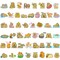 Wrapables Waterproof Vinyl Stickers for Water Bottles, Laptop, Phones, Skateboards, Decals for Teens, 100pcs Capybaras
